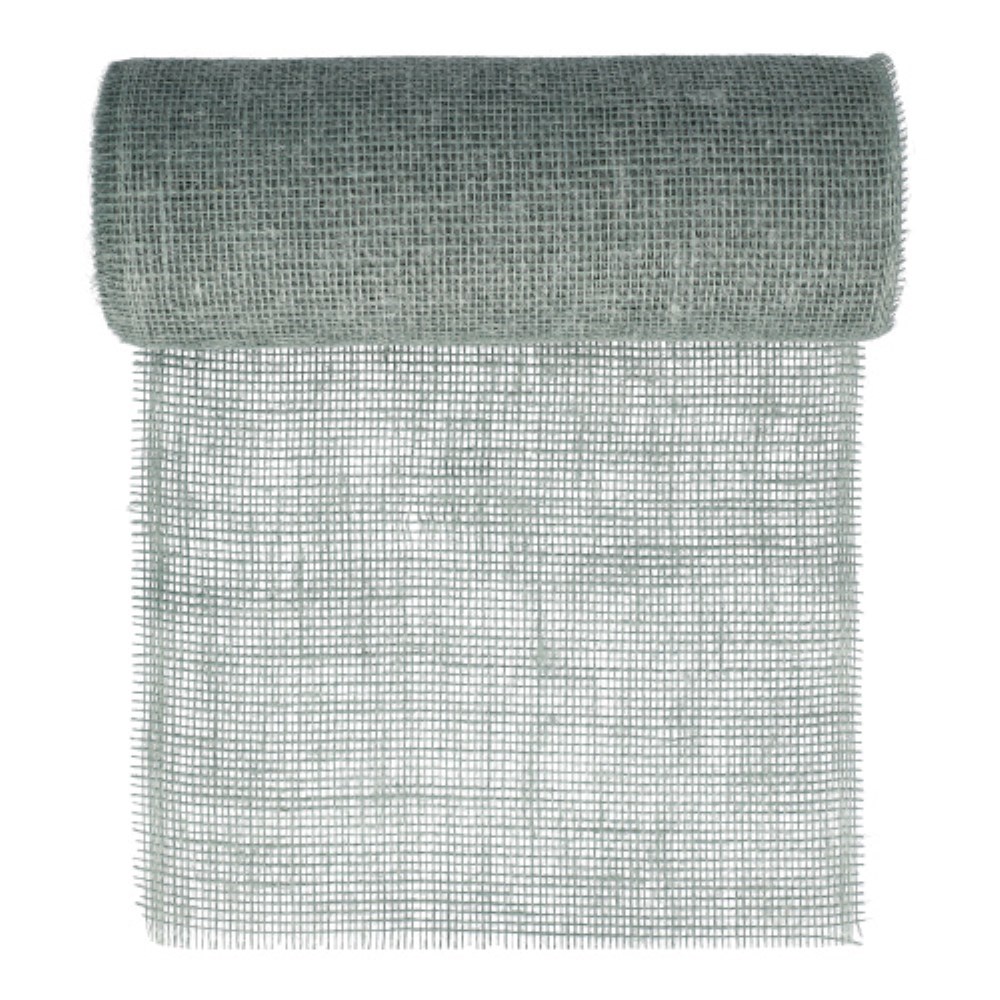 Dekoband Jute 10 m x 30 cm jadegrün