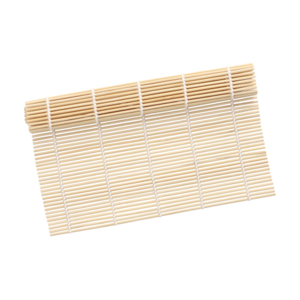 Sushi-Matte Bambus "ASIA" 24 cm x 24 cm natur