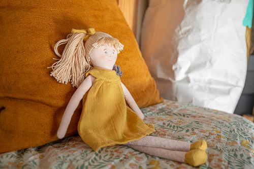 Puppe 30 cm - Curry Organic Cotton