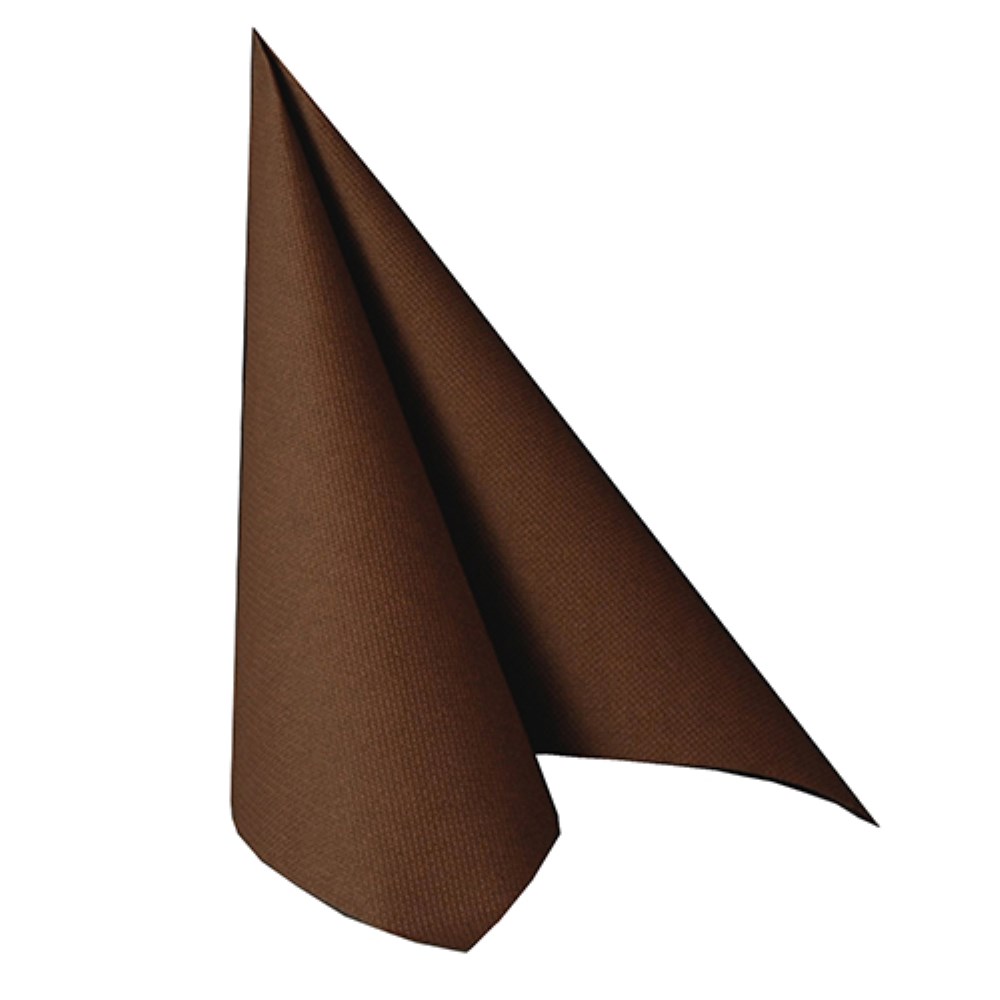 50 Servietten "ROYAL Collection" 1/4-Falz 40 cm x 40 cm braun 50 Servietten "ROYAL Collection" 1/4-Falz 40 cm x 40 cm braun