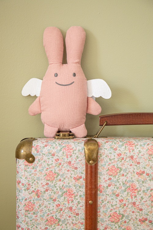 Engelshase 20Cm - Old Pink Organic Cotton