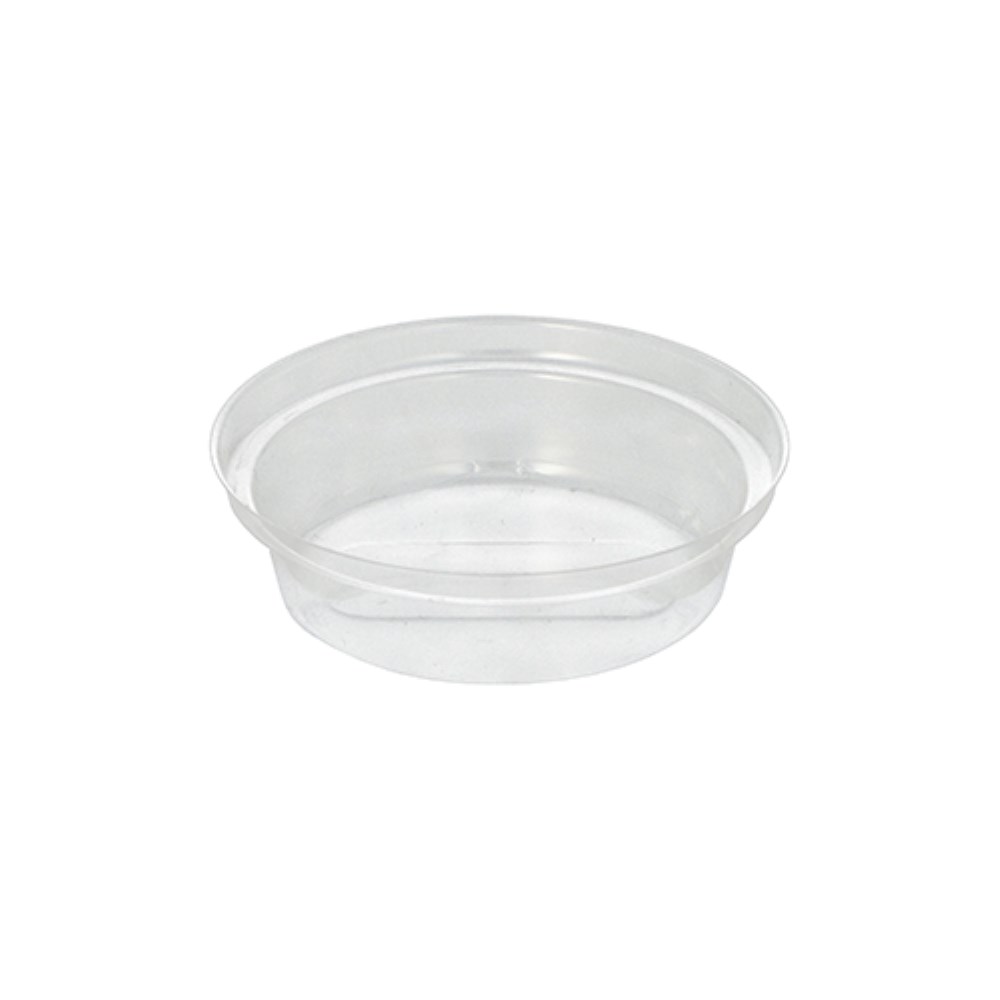50 Einsätze, PET "Hurricane" rund Ø 9 cm · 2,2 cm glasklar