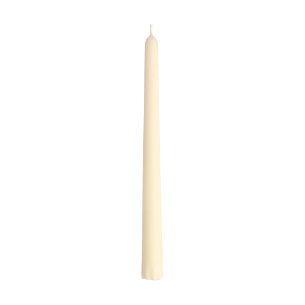 8 Leuchterkerzen Ø 2,2 cm · 25 cm creme aus 100 % Stearin