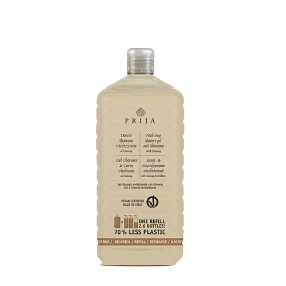 Haut- & Haarshampoo "Prija" 1000 ml "vitalisierend" Nachfüllflasche