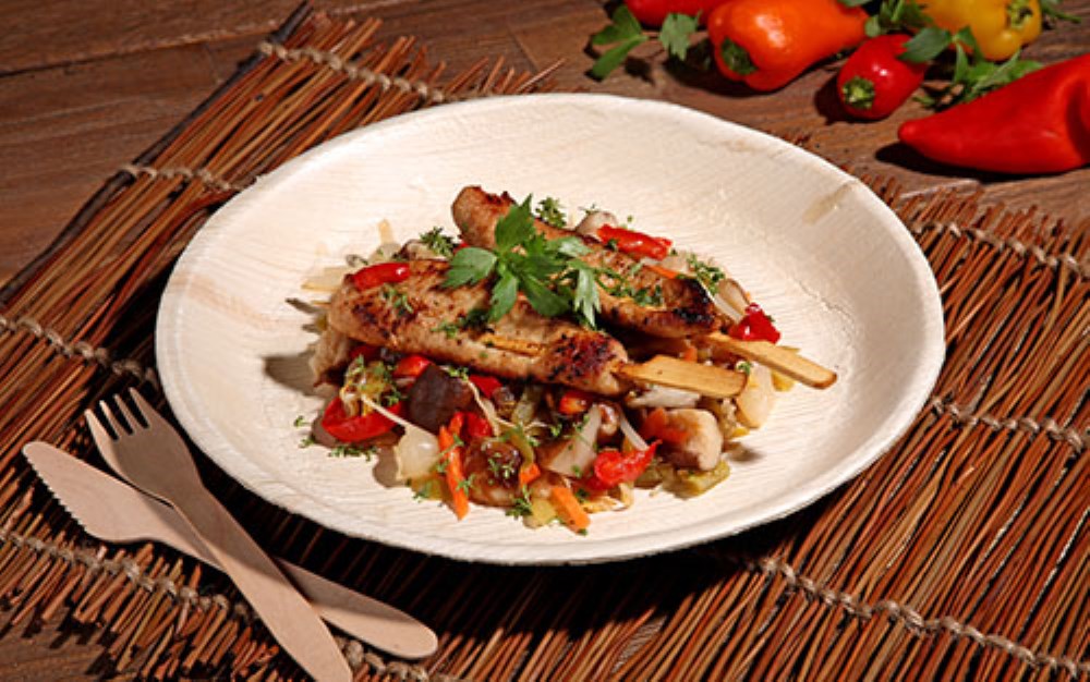 25 Teller, Palmblatt "pure" rund Ø 23 cm · 2,5 cm