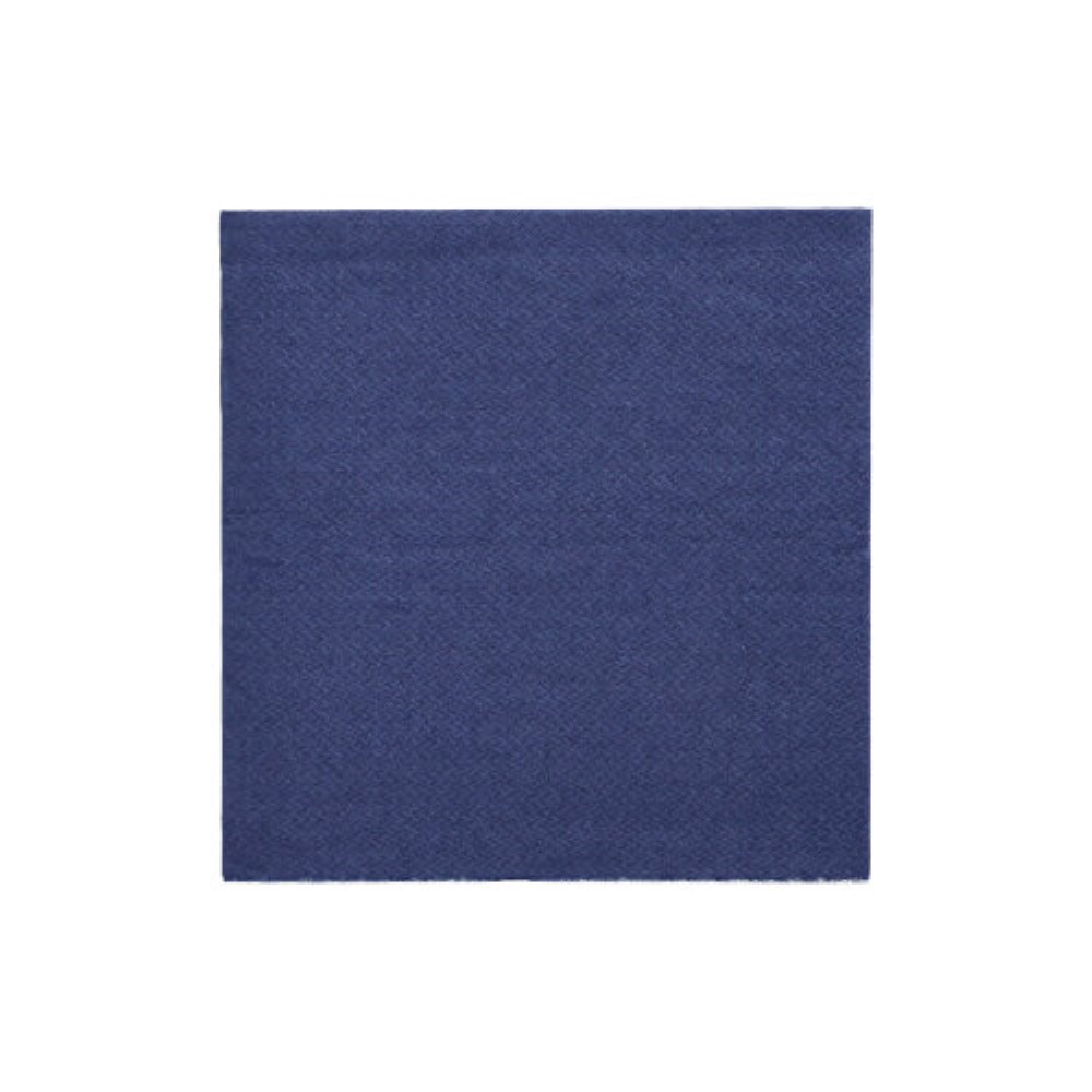 150 Servietten "DAILY Collection" 1/4-Falz 24 cm x 24 cm dunkelblau