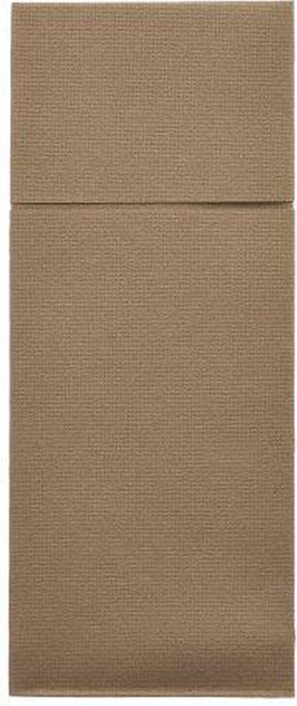 100 Bestecktaschen, Airlaid 1/8-Falz 40 cm x 48 cm taupe "Premium"