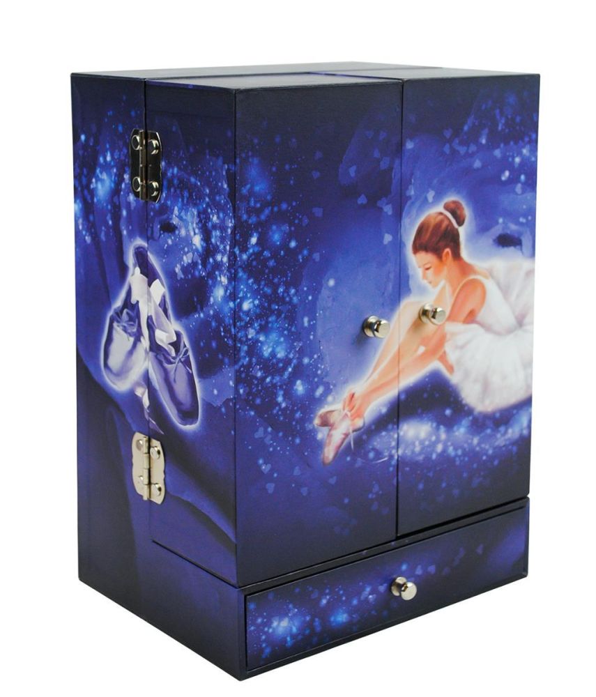 Schmink Cabinet mit Musik Startänzerin