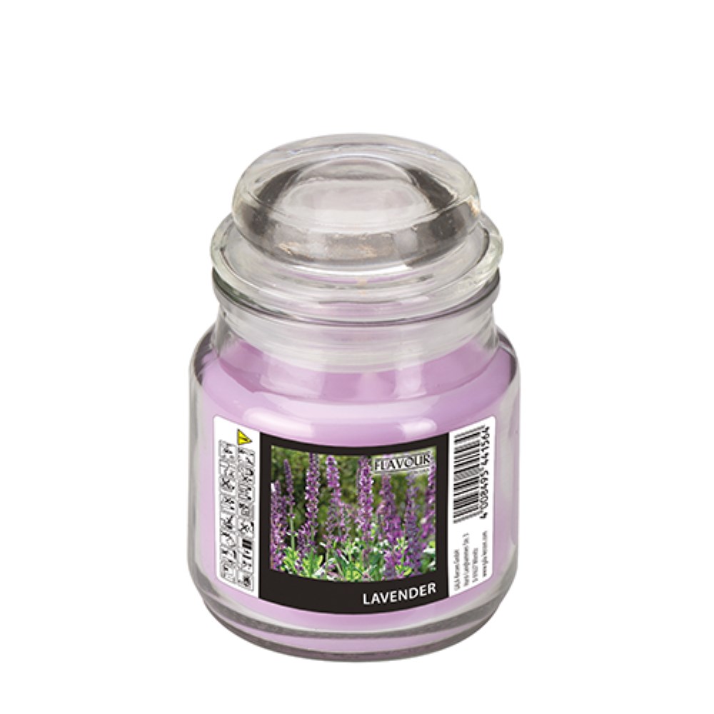"Flavour by GALA" Bonbonglas mit Wachsfüllung Ø 60 mm · 85 mm violett - Lavender "GALA" Bonbonglas mit Wachsfüllung Ø 60 mm · 85 mm violett - Lavender