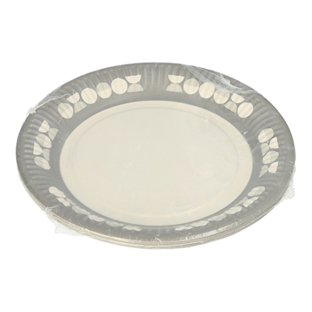 10 Teller, Pappe rund Ø 23 cm "Pastilles"
