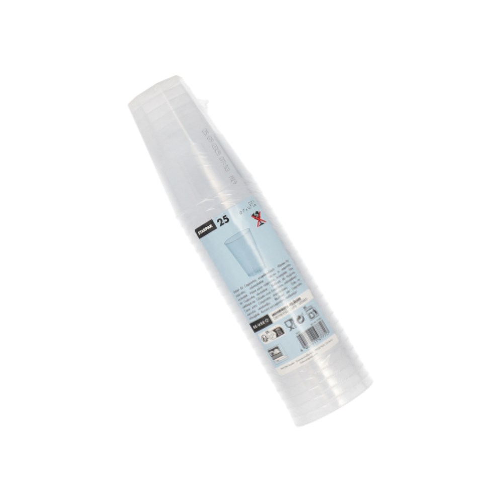 25 Mehrweg-Gläser für Caipirinha PP 0,2 l Ø 7 cm · 9,7 cm transluzent