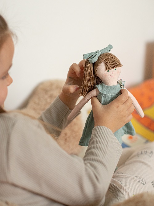 Puppe 30 cm - Celadon Green Organic Cotton
