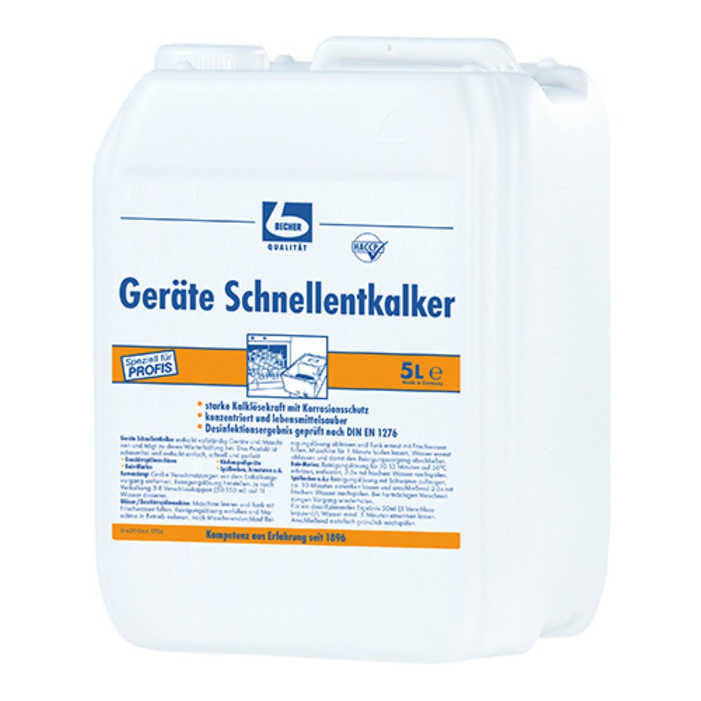 "Dr. Becher" Geräte Schnellentkalker 5 l "Dr. Becher" Geräte Schnellentkalker 5 l