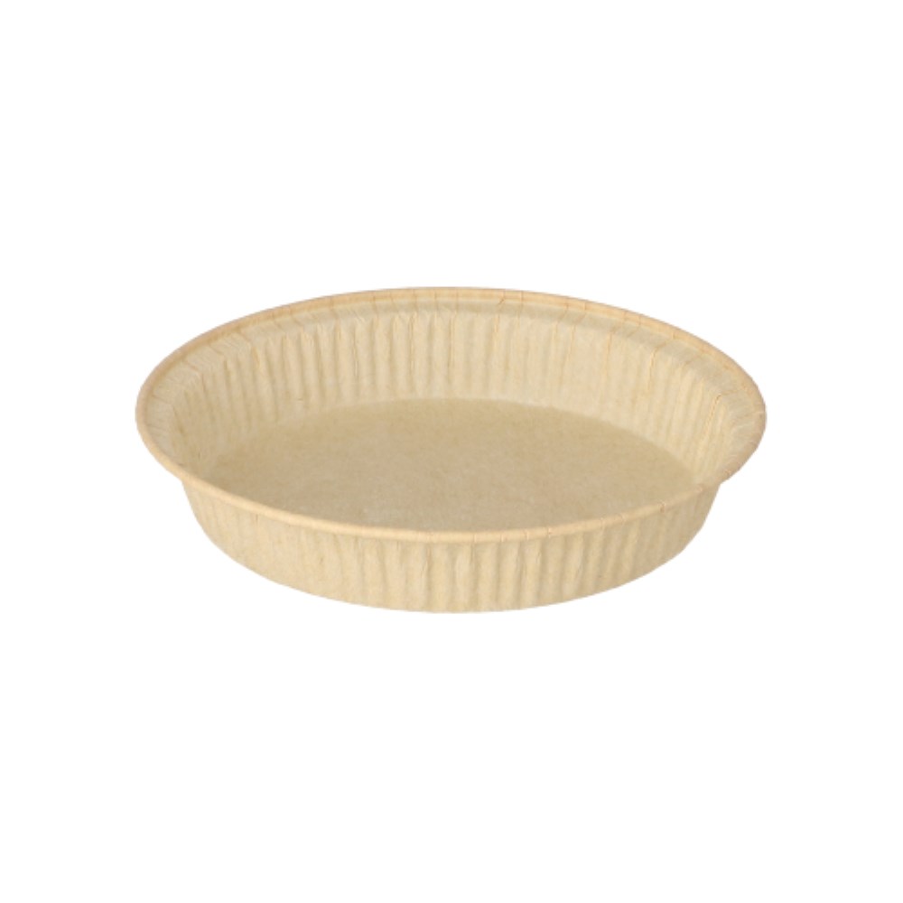50 Backformen "pure" 220 ml Ø 13,8 cm · 2,1 cm braun