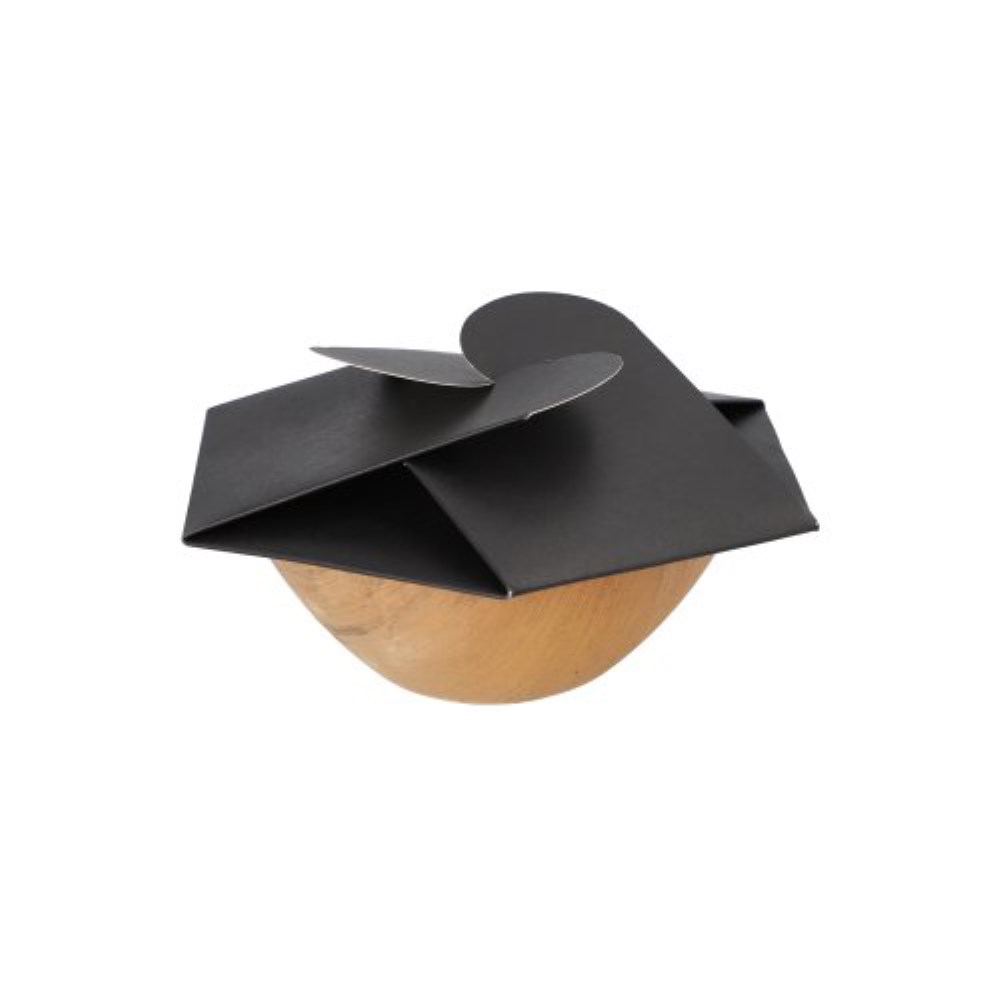 25 Schalen, Palmblatt rund 300 ml Ø 15 cm · 5,5 cm mit separatem Flower-Lid