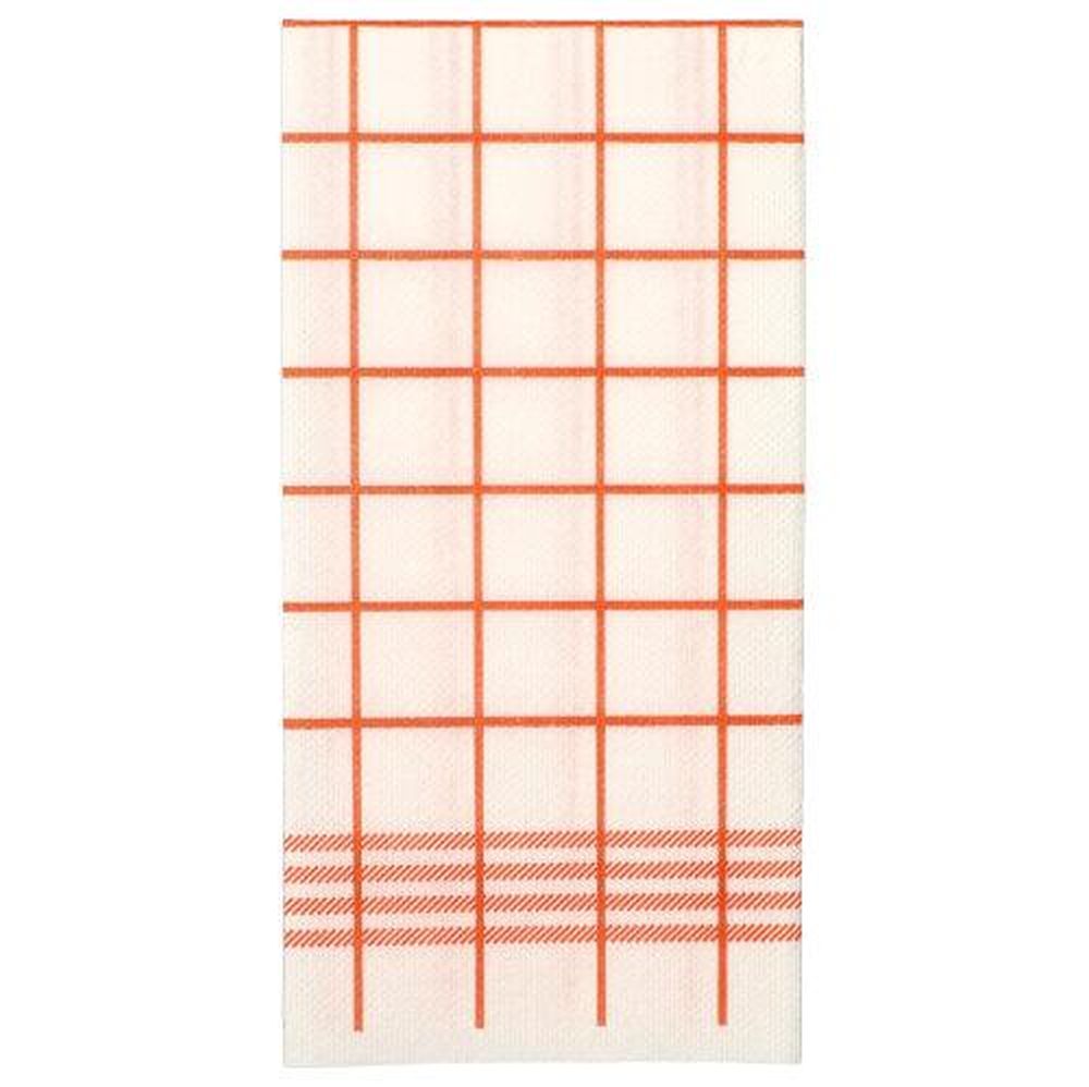 30 Servietten, 2-lagig "PUNTO" 1/8-Falz 39 cm x 40 cm rot "Kitchen Towel" mikrogeprägt