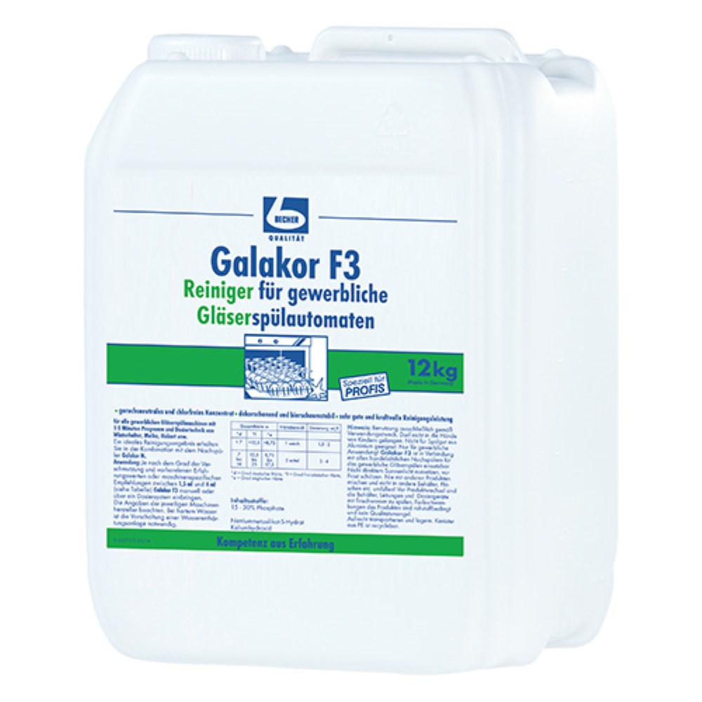 "Dr. Becher" Galakor F3 Reiniger 9,3 l für gewerbl. Gläserspülmaschinen