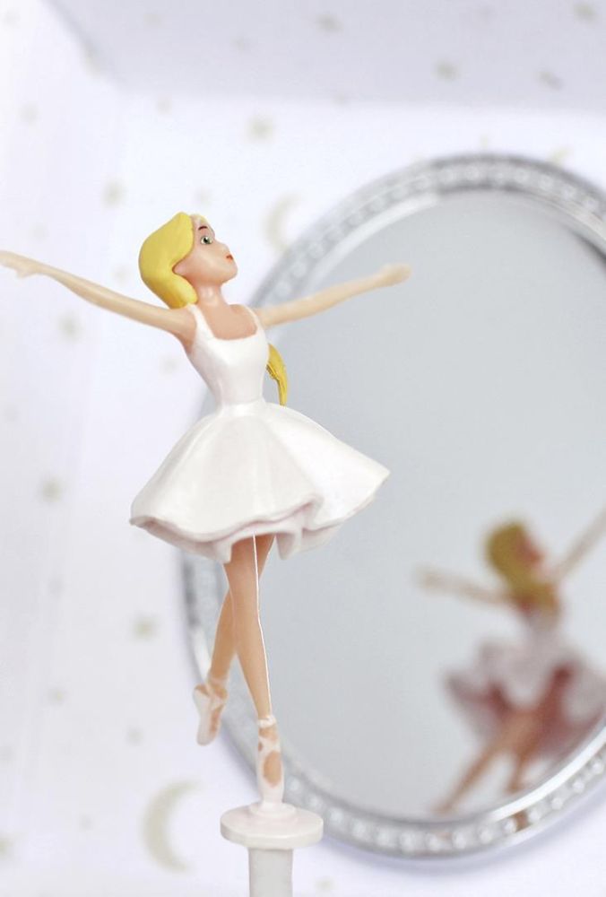 Phosphoreszierende Spieldose Ballerina© - Leuchtet in der Nacht