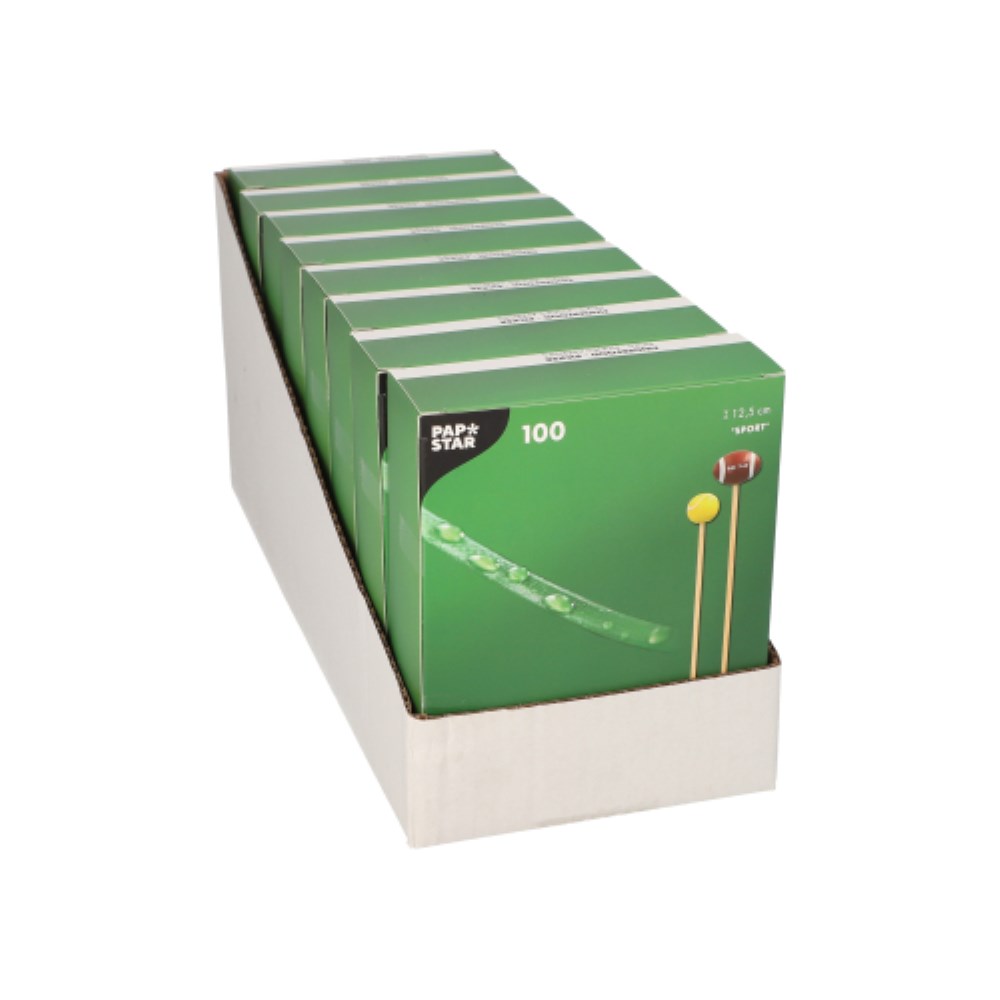 100 Fingerfood - Picker 12,5 cm "Sport"