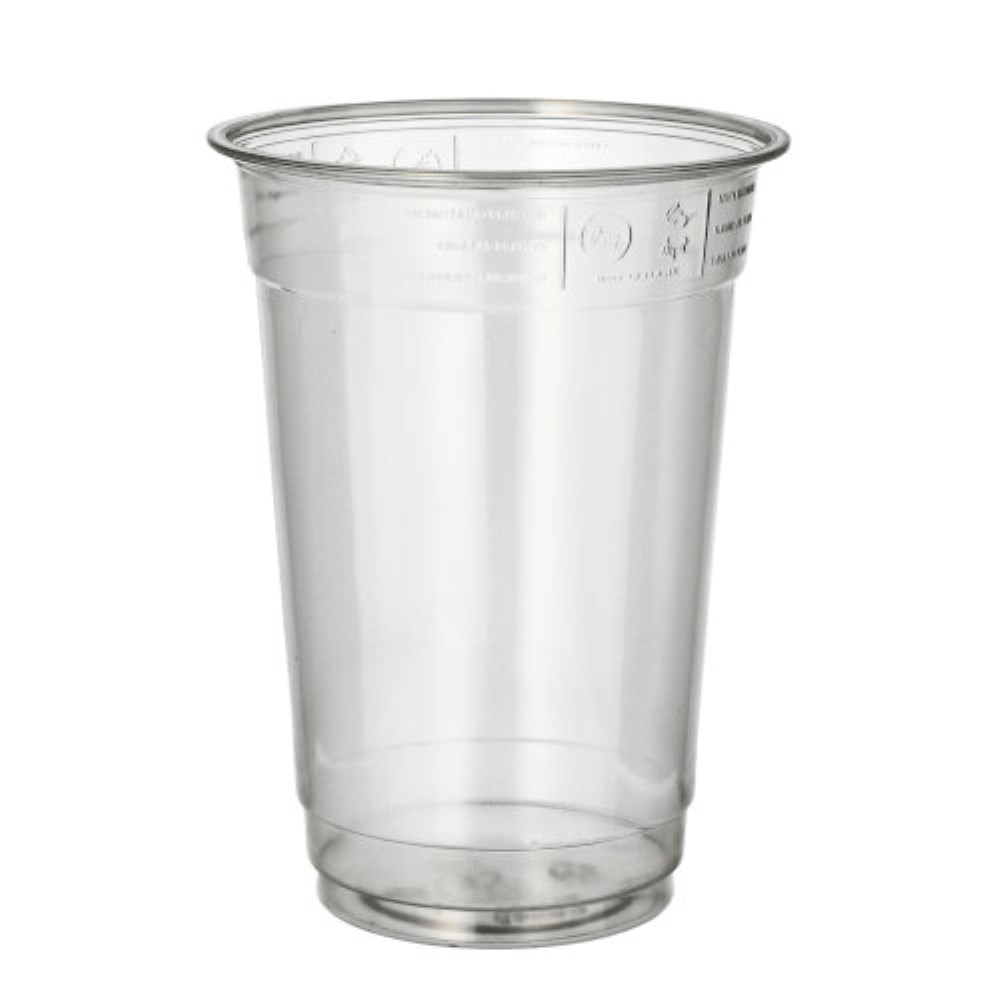 50 Trinkbecher "Hurricane", PET 0,4 l Ø 9,5 cm · 12,9 cm glasklar
