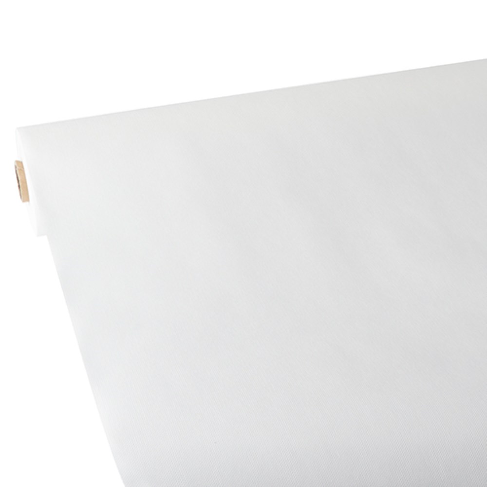 Tischdecke, stoffähnlich, Vlies "soft selection" 25 m x 1,18 m weiss
