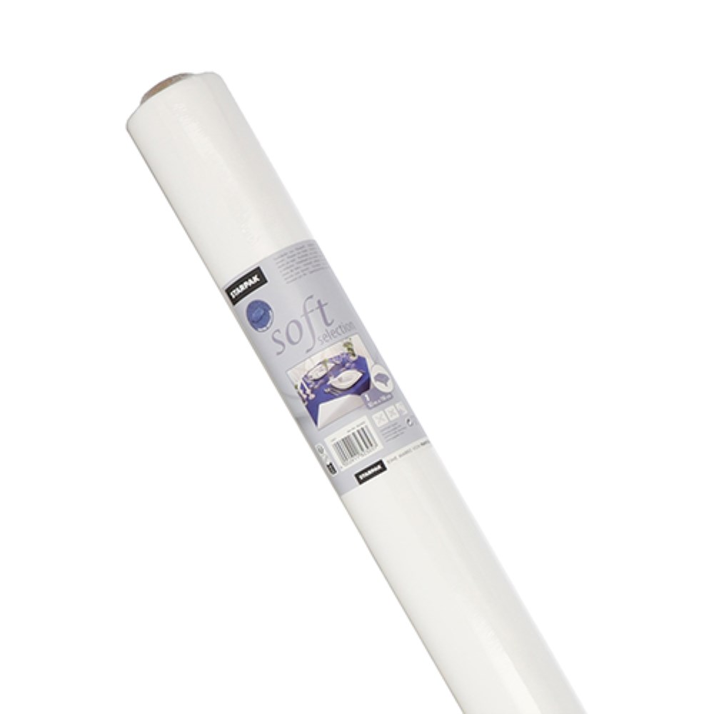 Tischdecke, stoffähnlich, Vlies "soft selection" 10 m x 1,18 m weiss
