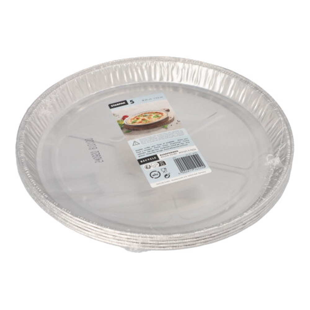 5 Rundformen, Alu Ø 27 cm · 2,2 cm