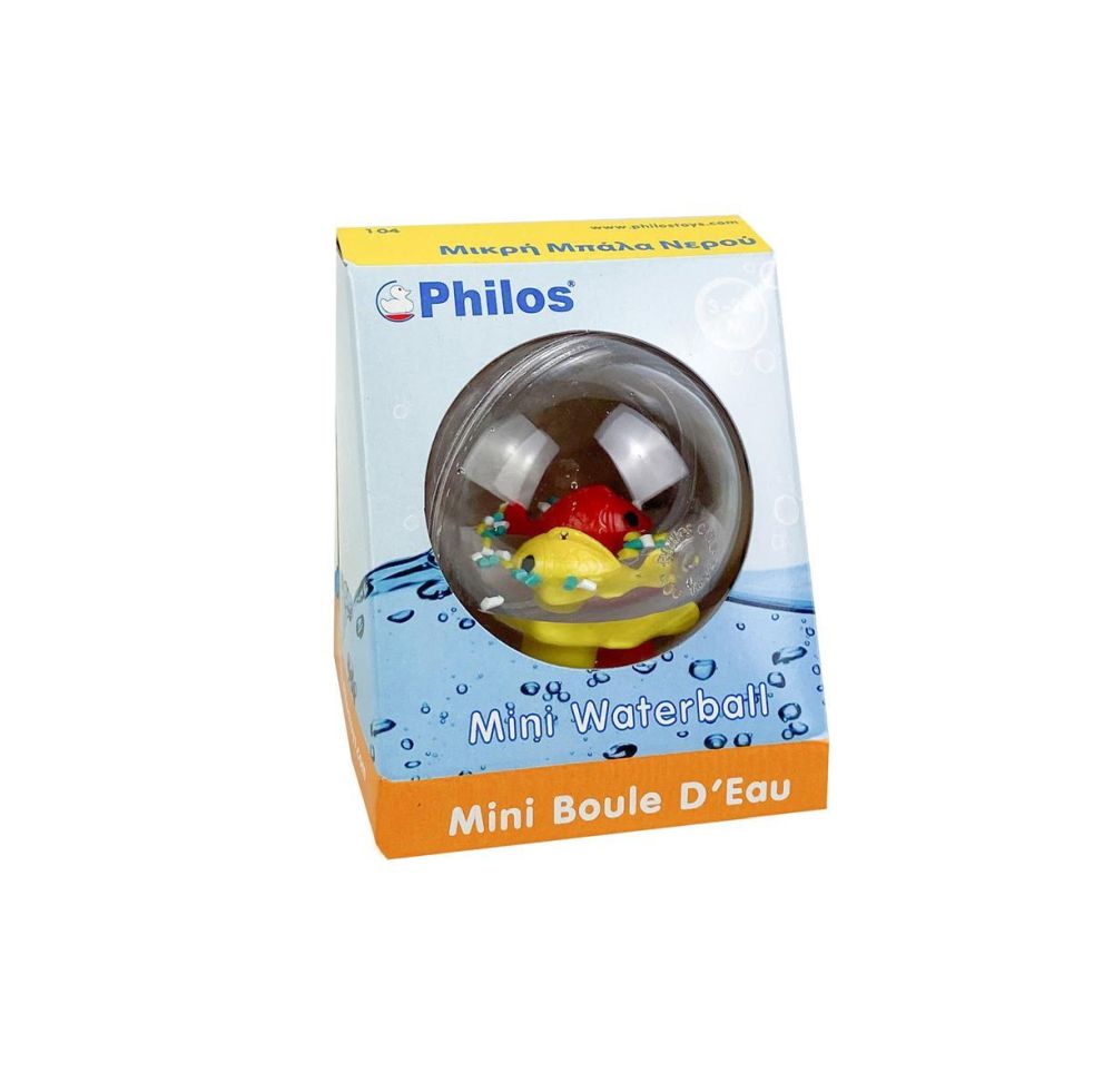 WASSERBALL - Baby Fische Small Model 7 cm - Made in Europa - Badewannenspielzeug