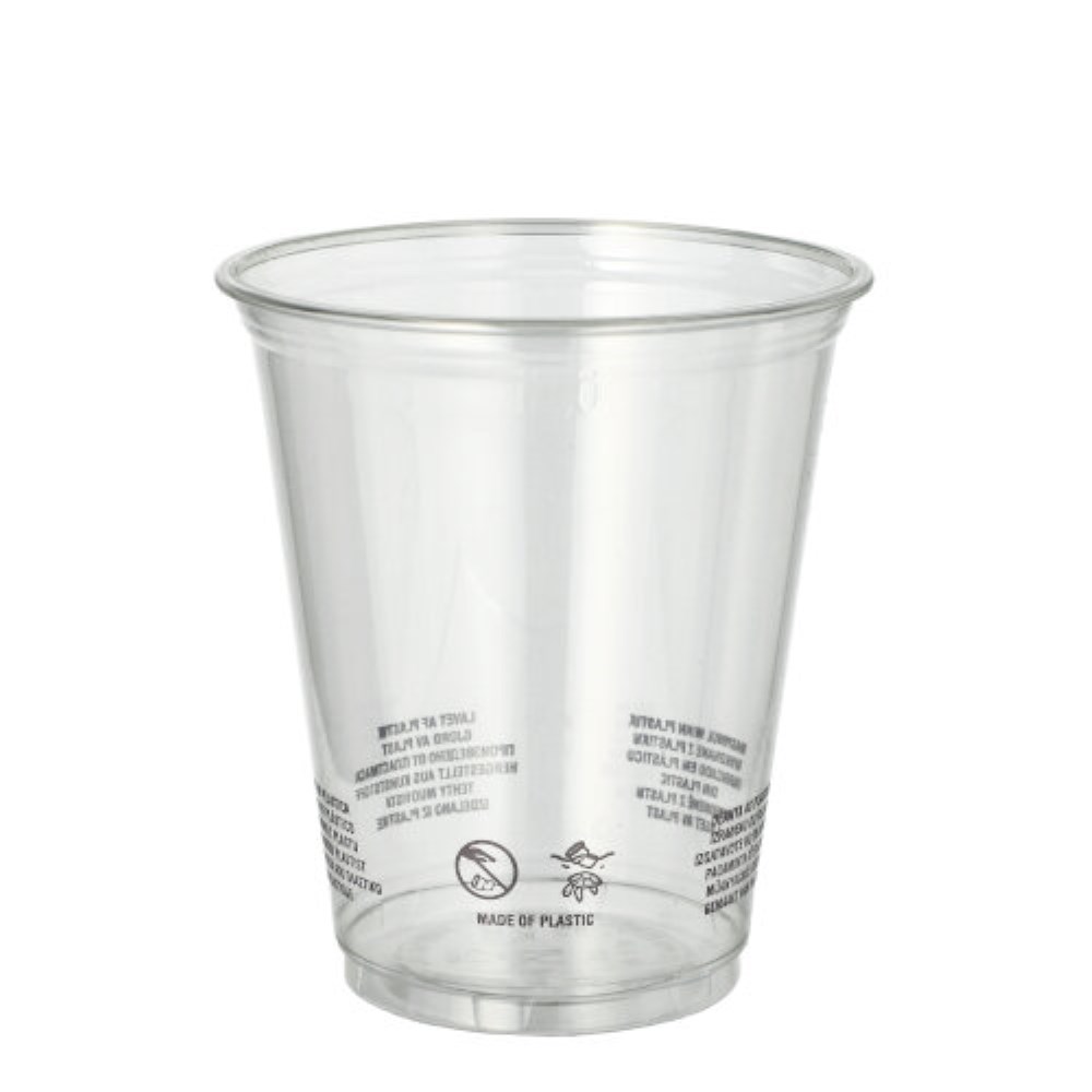 50 Trinkbecher R-PET 0,3 l Ø 9,5 cm · 10,7 cm glasklar
