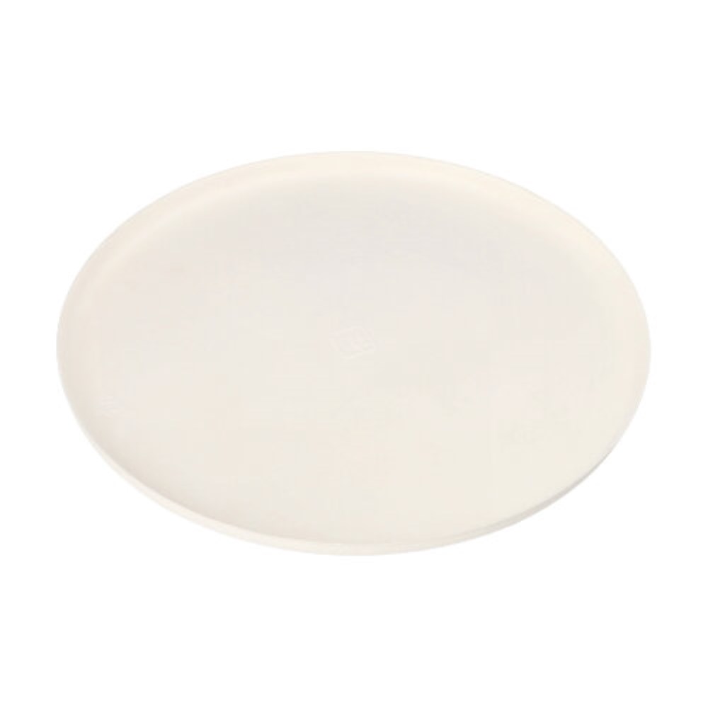 6 Teller Zuckerrohr "pure" rund Ø 22 cm · 1 cm weiss "Cella"