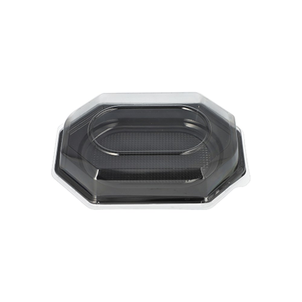 10 Deckel für Servierplatten, PET 6 cm x 22 cm x 31 cm transparent