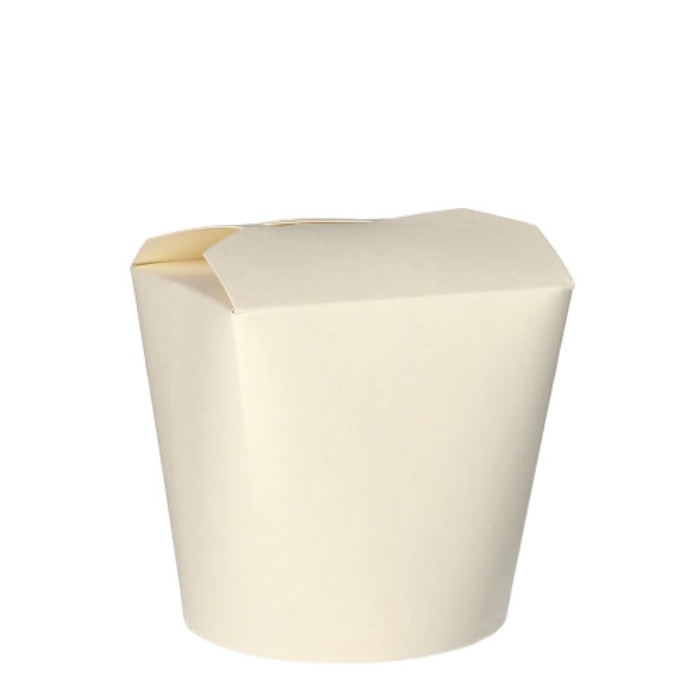 50 Pastaboxen, Pappe rund 750 ml 10 cm x 10 cm x 8,5 cm weiss