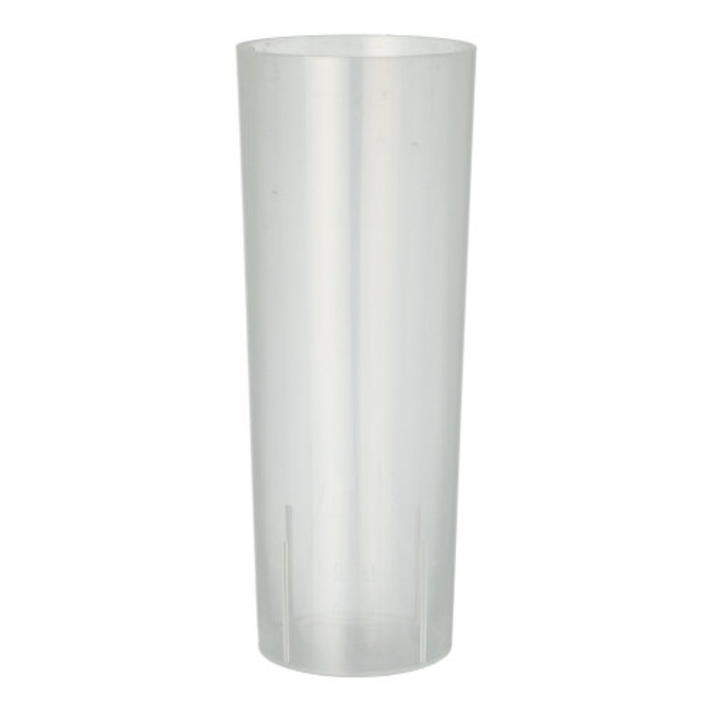 10 Mehrweg-Gläser für Longdrinks PP 0,3 l Ø 5,85 cm · 15,2 cm transluzent