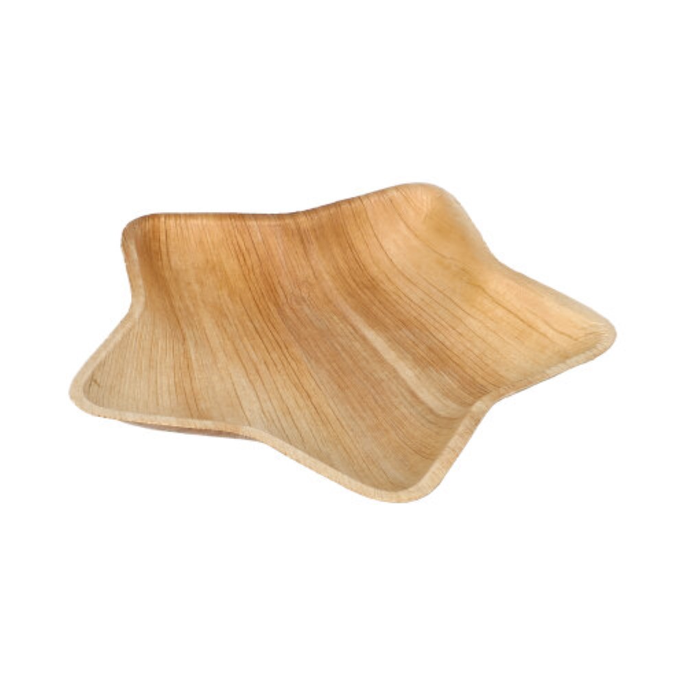 6 Teller, Palmblatt "pure" 2,3 cm x 22,3 cm x 20 cm Stern