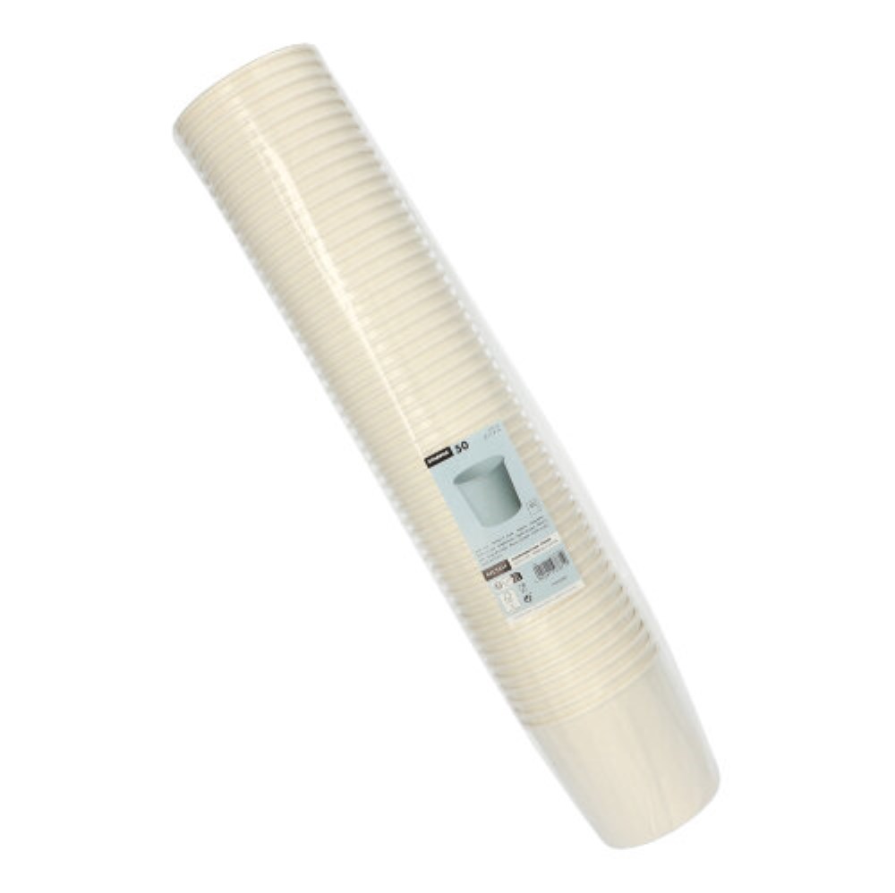 50 Suppenbecher, Pappe "To Go" 770 ml Ø 11,8 cm · 10,5 cm weiss