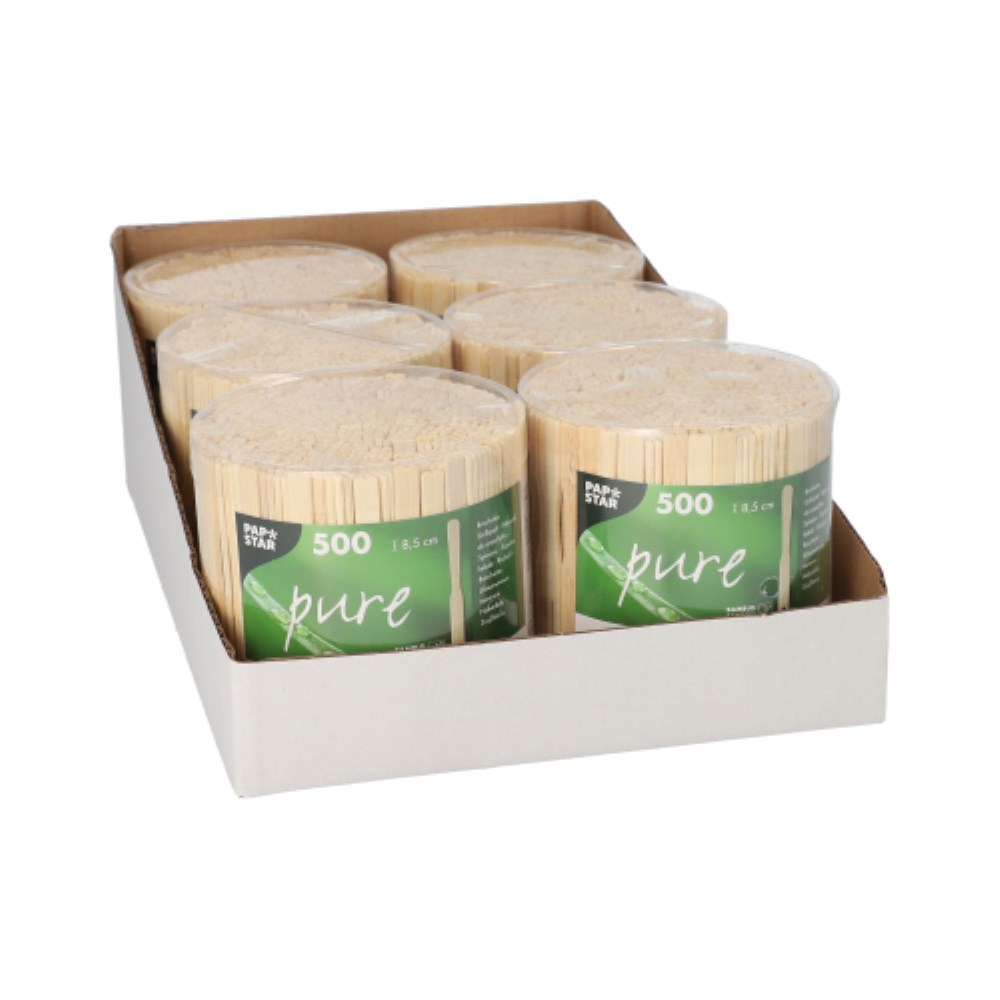 500 Fingerfood - Spieße "pure" 8,5 cm "Pick up"