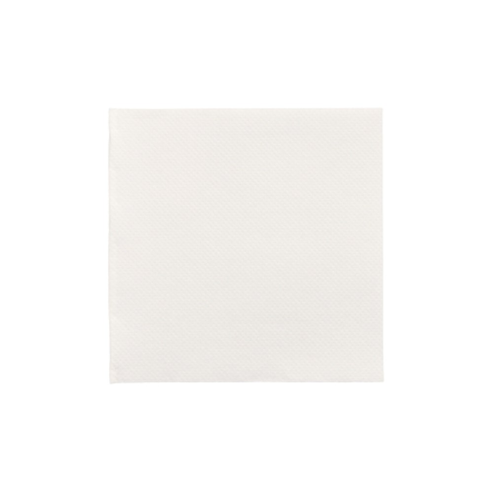 125 Servietten, 2-lagig "PUNTO" 1/4-Falz 20 cm x 20 cm weiss