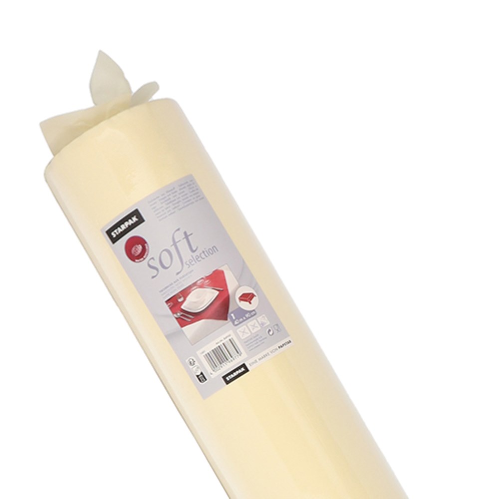 Tischdecke, stoffähnlich, Vlies "soft selection" 40 m x 0,9 m creme