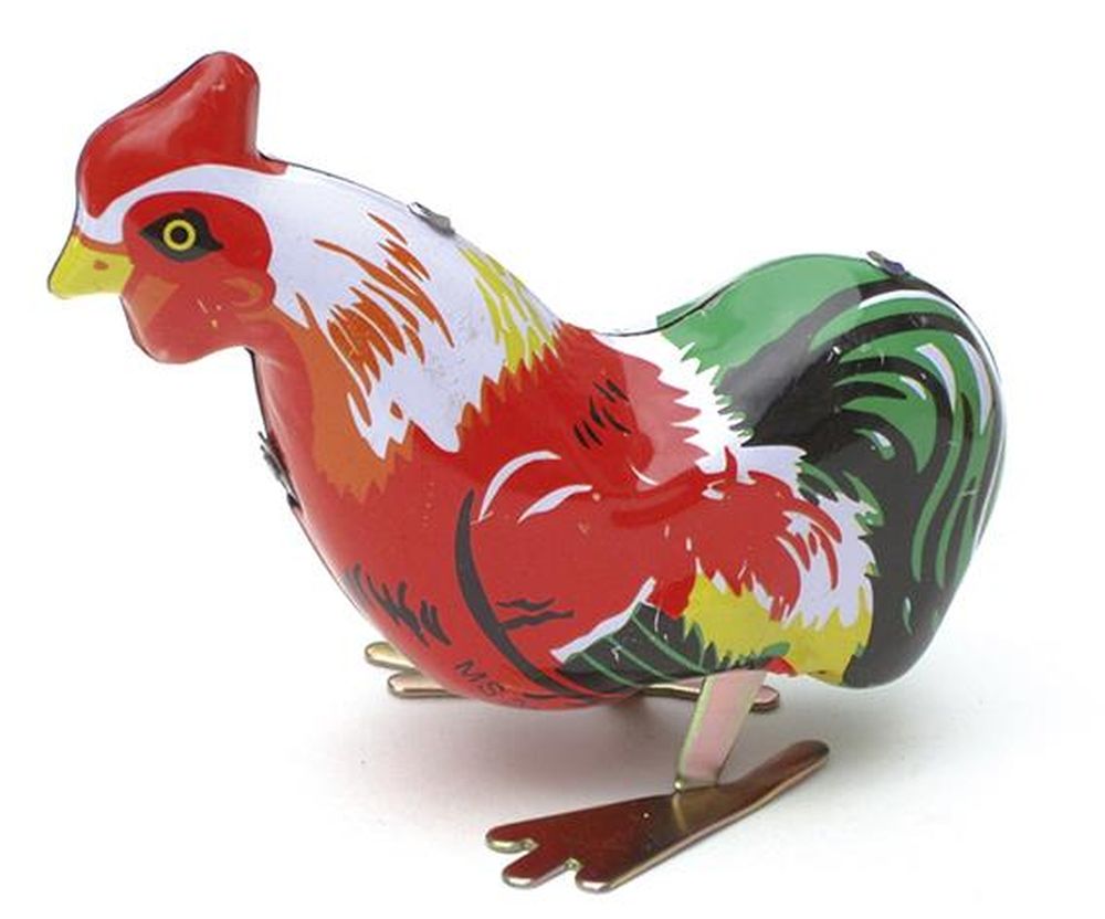 Blech Aufziehspielzeug Huhn - Vintage Toy - Sammlerstück