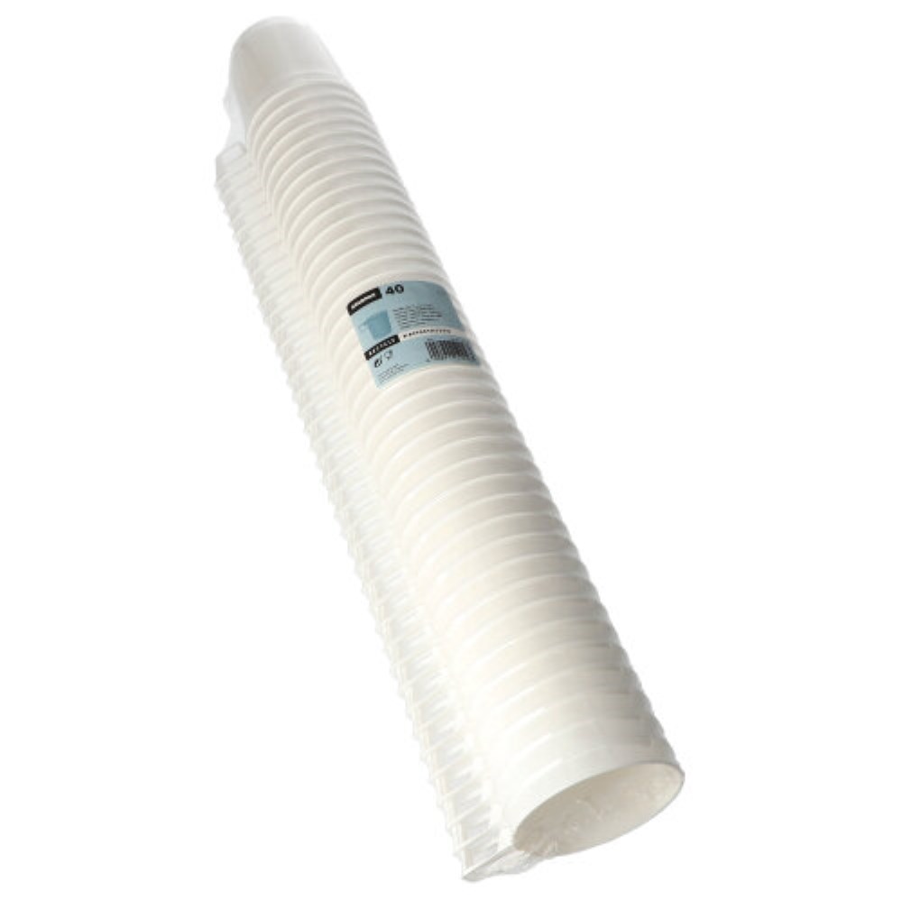 40 Kaffeetassen, PS 0,25 l Ø 8 cm · 8,5 cm weiss