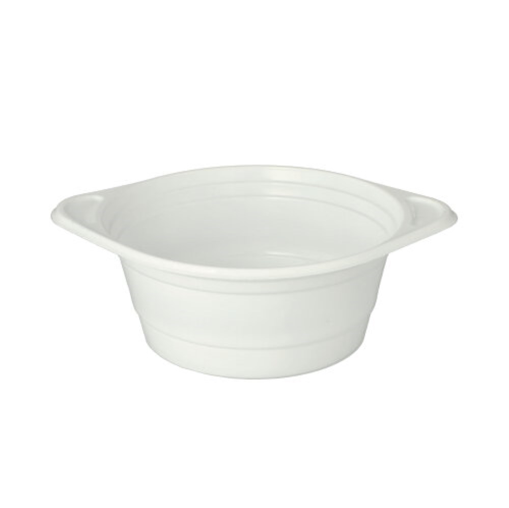 100 Suppenschalen, PP 750 ml Ø 15,6 cm · 6,5 cm weiss mit Anfasser