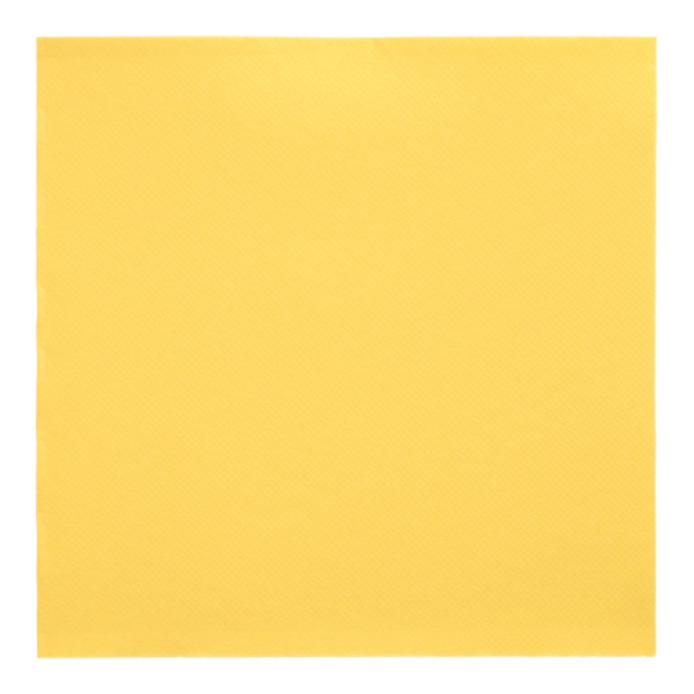 50 Servietten "ROYAL Collection" 1/4-Falz 40 cm x 40 cm gelb