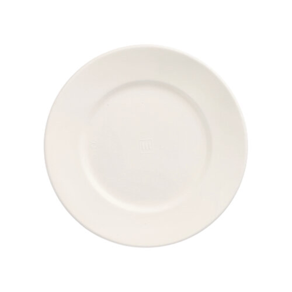 50 Teller Zuckerrohr "pure" rund Ø 14,5 cm · 1,2 cm weiss "Cella"