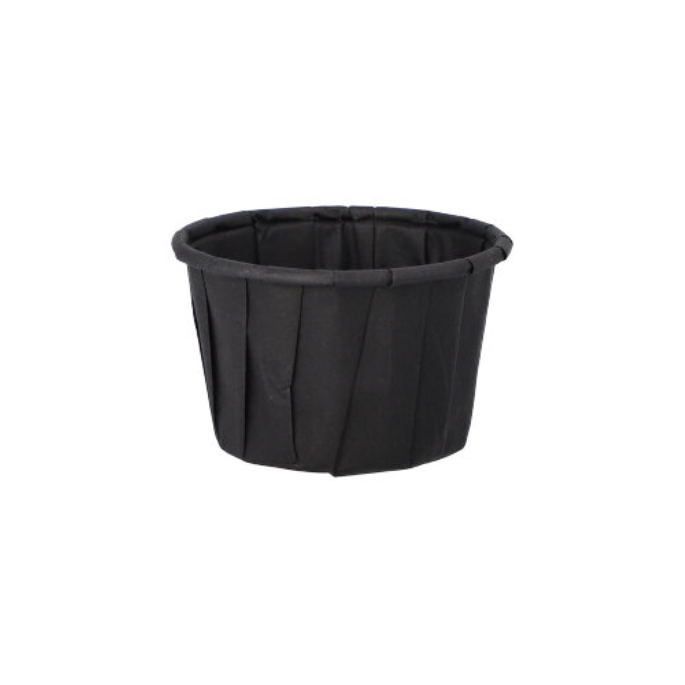 250 Dressingbecher, Papier 35 ml Ø 5 cm · 3,1 cm schwarz