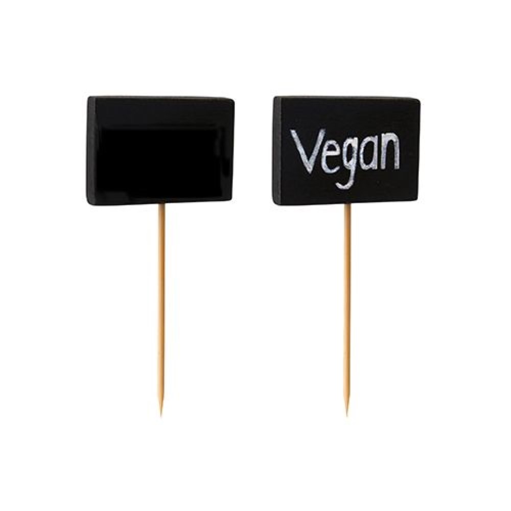 20 Fingerfood - Picker 8,5 cm "Blackboard"