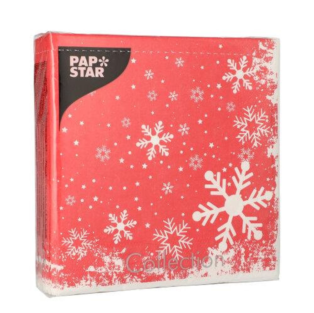 50 Servietten, 3-lagig 1/4-Falz 33 cm x 33 cm "Winter Time"