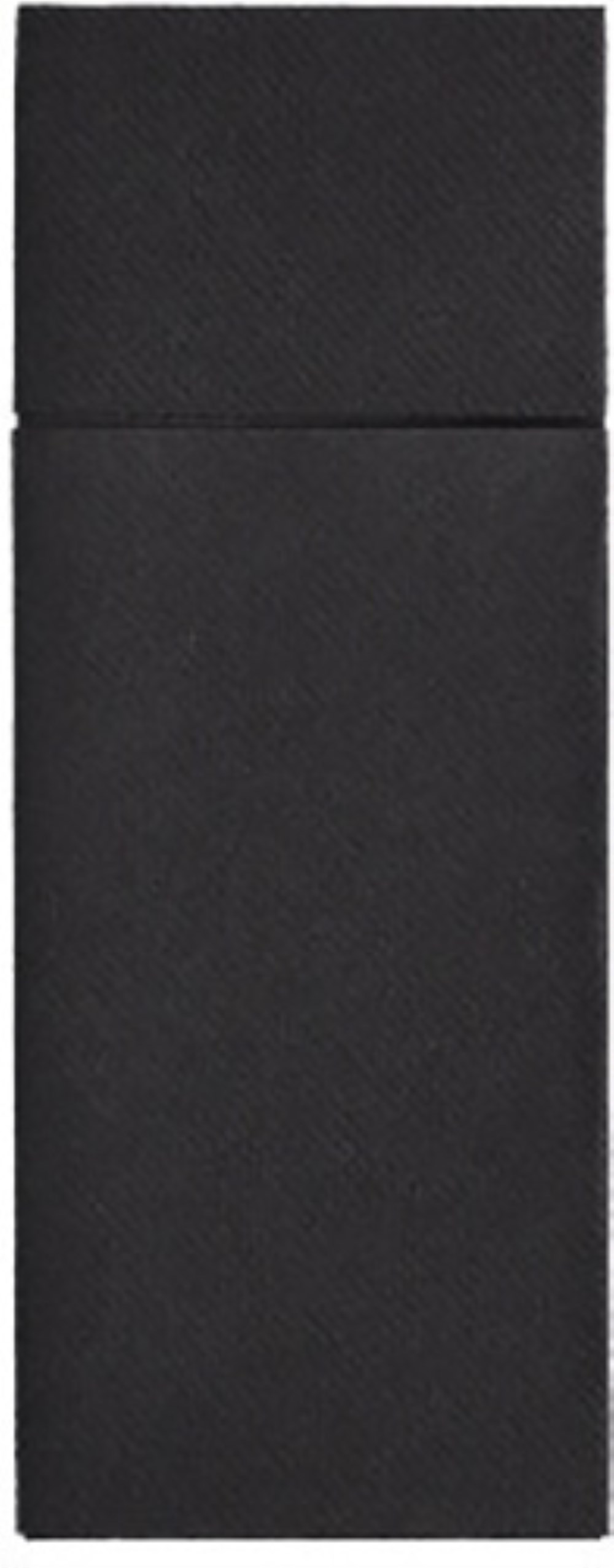 480 Bestecktaschen, Airlaid 40 cm x 33 cm schwarz mit Besteckfalz