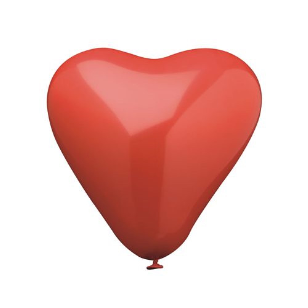 4 Luftballons Ø 30 cm rot "Heart" large 4 Luftballons Ø 30 cm rot "Heart" large