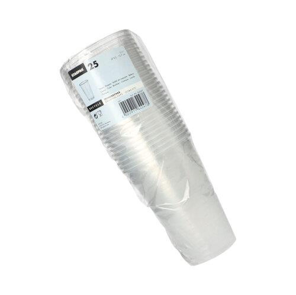 25 Trinkbecher, PP 0,5 l Ø 9,5 cm · 13,7 cm transparent
