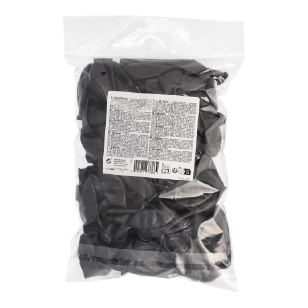 100 Luftballons Ø 25 cm schwarz